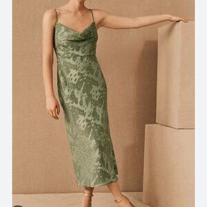 Anthropologie BHLDN (Hutch) Kinsey moss green dress